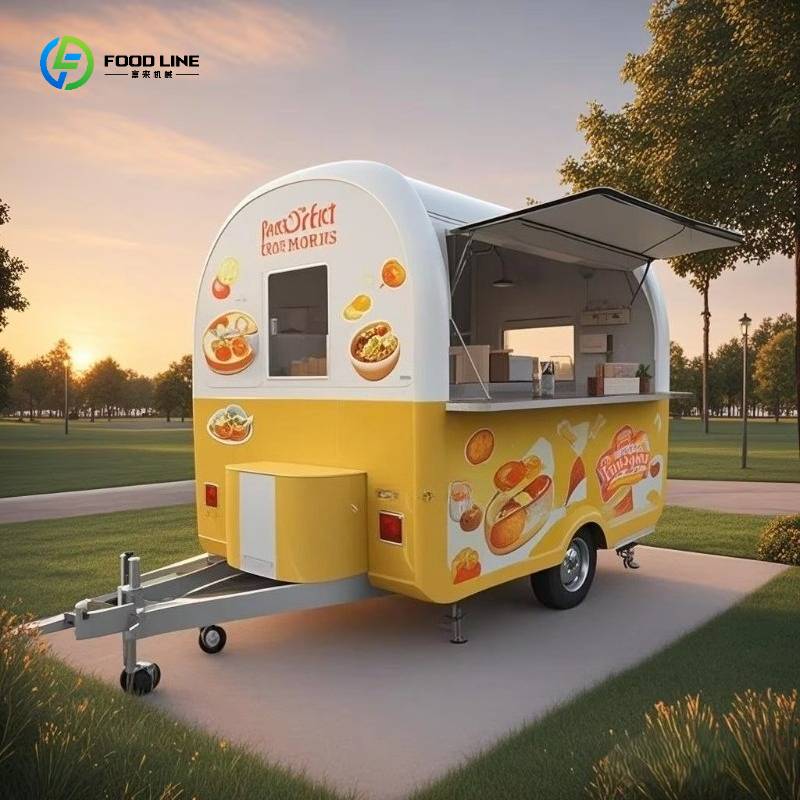 Coffee Tea Kiosk - Equipped Truck Street Kiosk Europe Concession