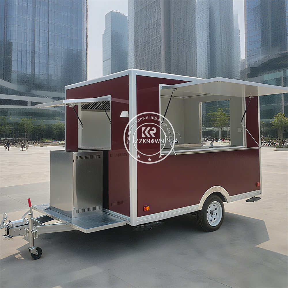 Coffee Tea Kiosk - Commercial Mobile Coffee Slushy Caravan Kiosk
