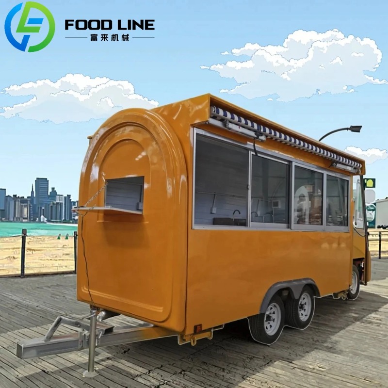 Coffee Tea Kiosk - Customized Hotdog Pizza Bubble Tea Kiosk