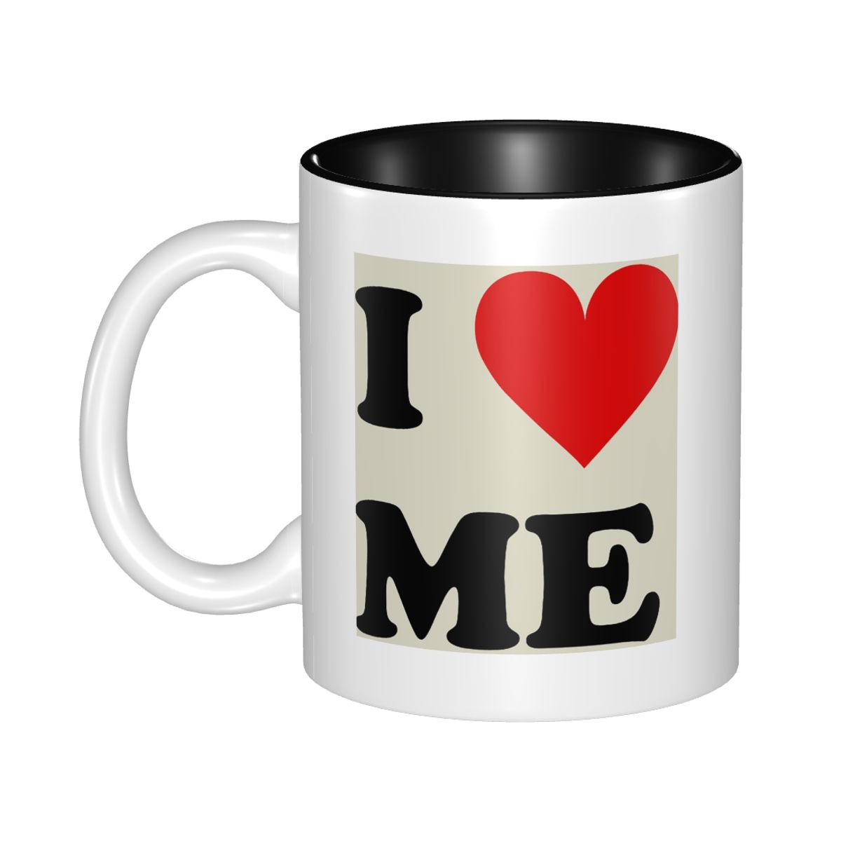 Coffee Tea You And Me - I Love Me Heart Mug Funny