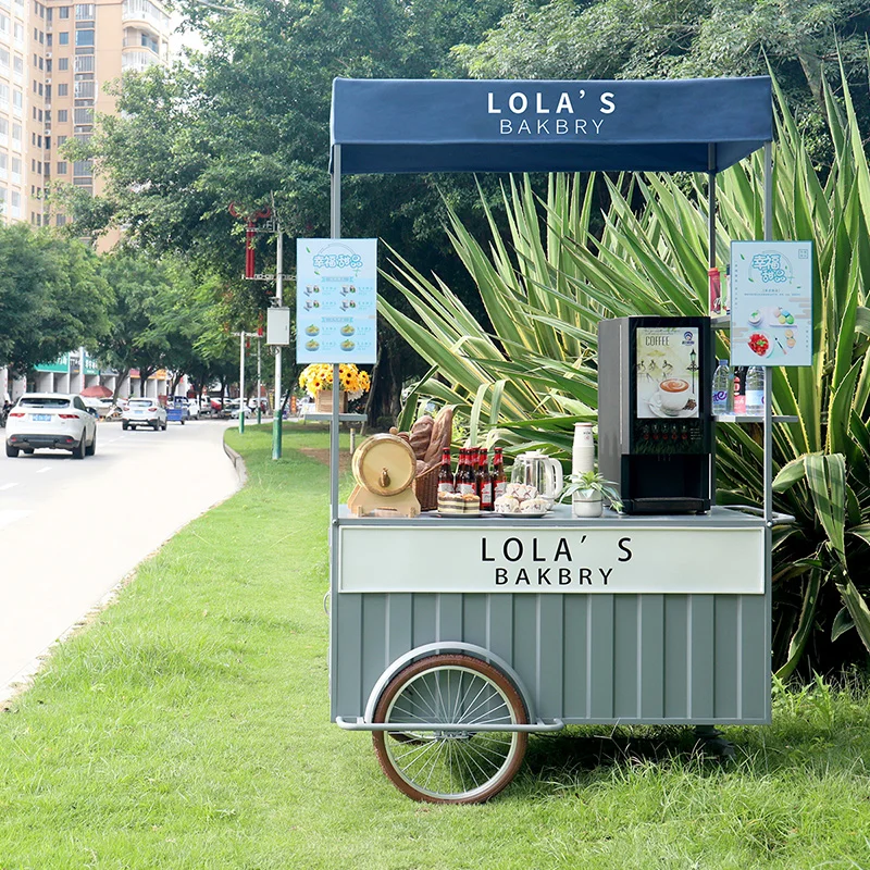 Coffee Tea Kiosk - Street Mobile Coffee Bubble Tea Kiosk