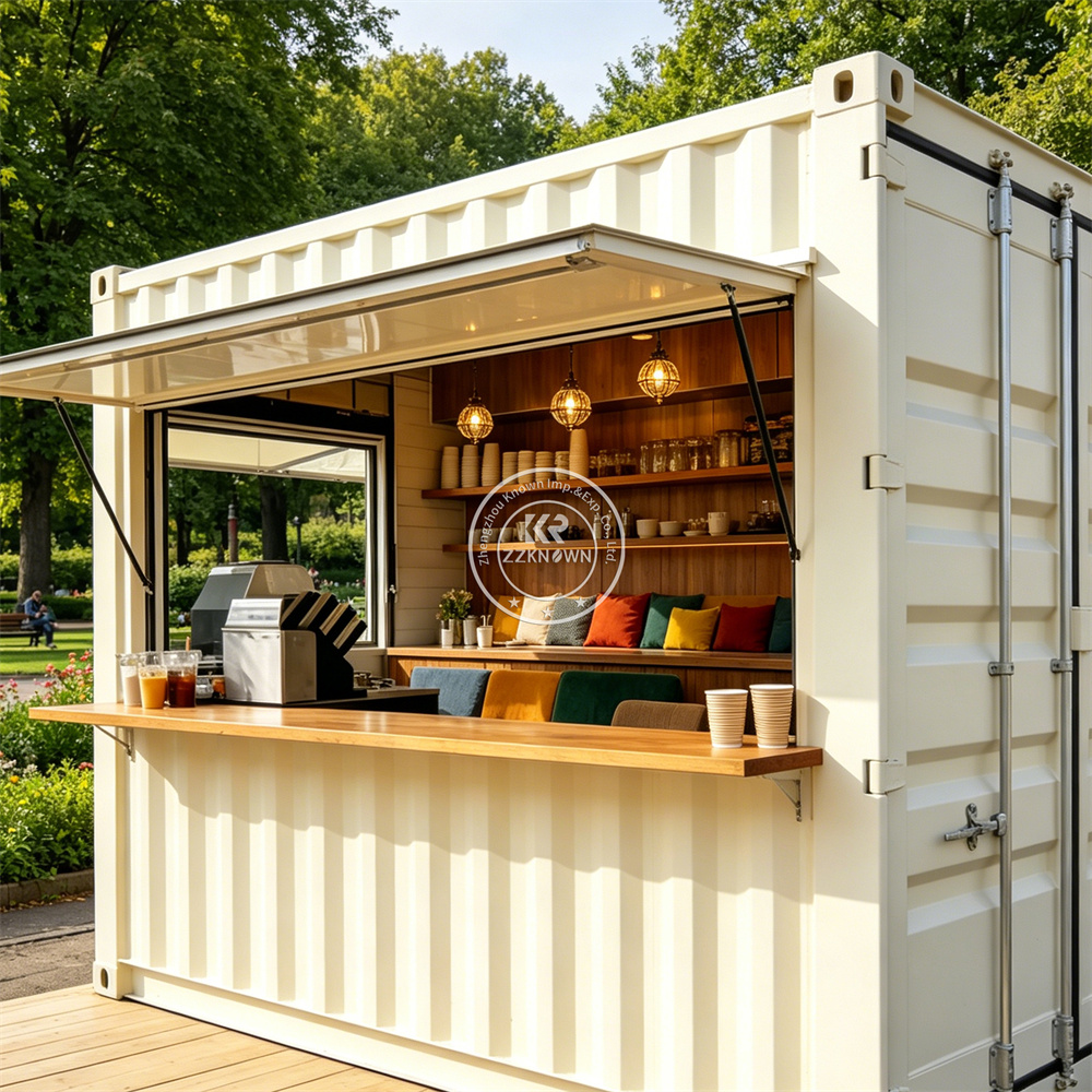 Coffee Tea Kiosk - Mobile Kitchen Container Trailer Street Coffee
