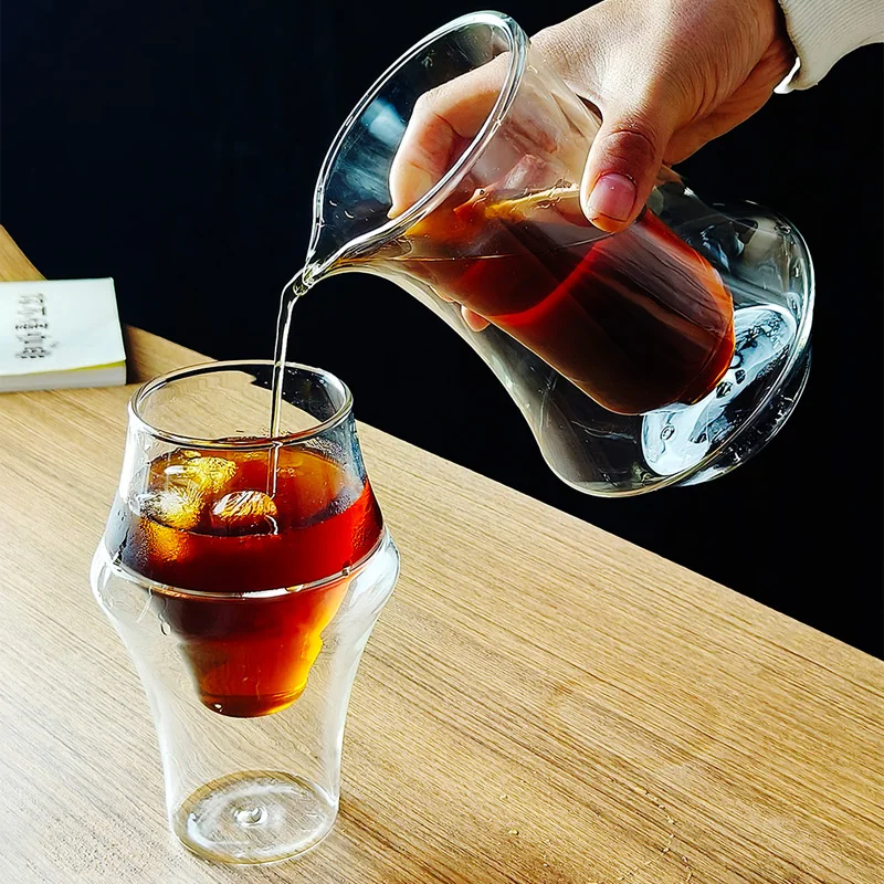 Double Wall Glass Espresso Cof - Espresso Cup Saucer ulasan dan harga