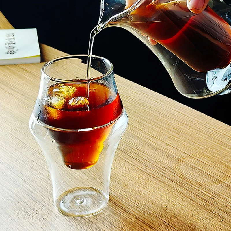 Double Wall Glass Espresso Cof - Espresso Cup Saucer ulasan dan harga