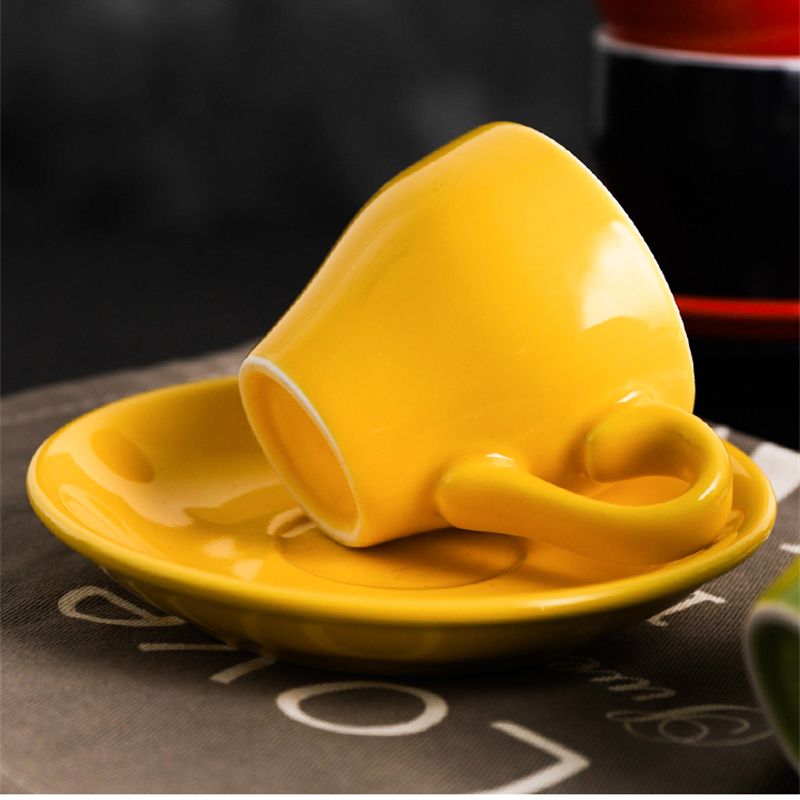 Aixiangru Italian Espresso Cup - Espresso Cup Saucer ulasan dan harga