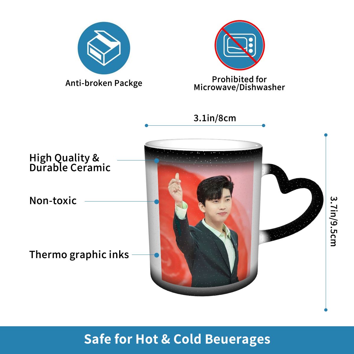 Lim Young Woong Mug Funny Cera - Young Tea Coffee ulasan dan harga