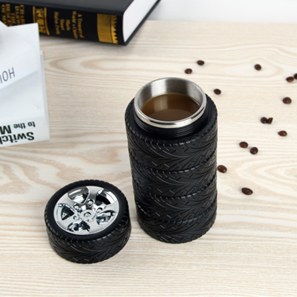 Creative tire cup, stainless s - Young Tea Coffee ulasan dan harga