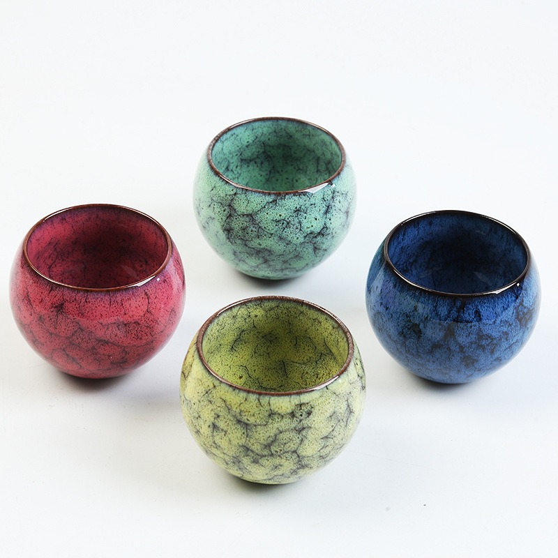 1pcs Style Tea Cup Kiln Transf - Espresso Cup Saucer ulasan dan harga