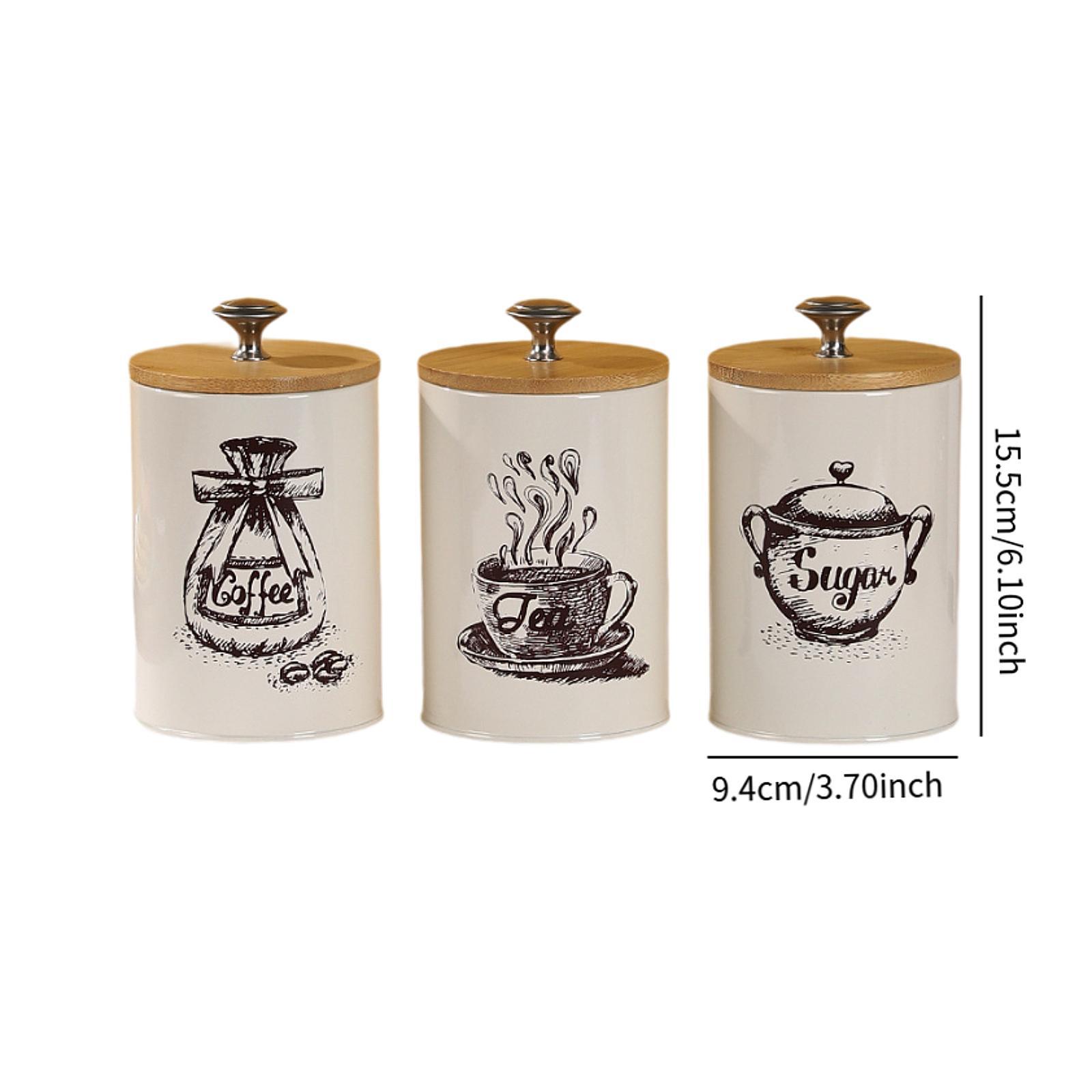 Farmhouse Coffee Tea Sugar Can - Coffee Tea Sugar Canister Set ulasan dan harga