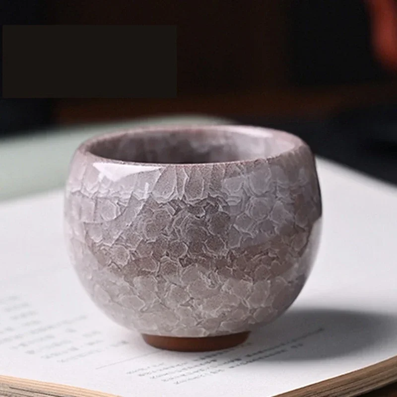 1pc Ice Cracking Style Ceramic - Espresso Cup Saucer ulasan dan harga