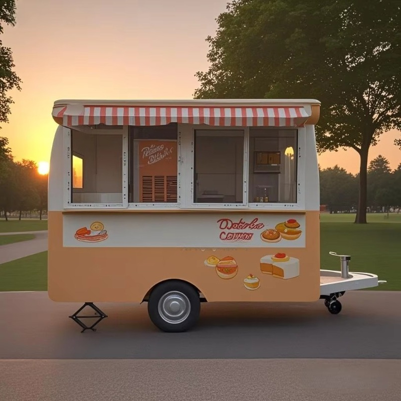 Equipped Truck Street Kiosk Eu - Coffee Tea Kiosk ulasan dan harga
