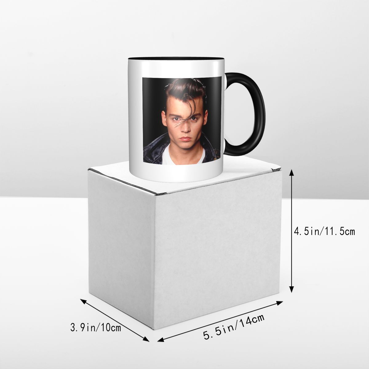 Young Johnny Depp Mug Funny Ce - Young Tea Coffee ulasan dan harga