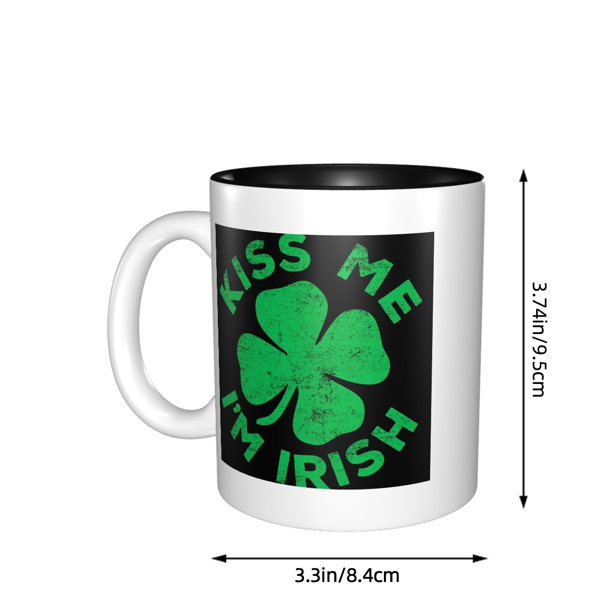 Kiss Me I'm Irish Mug Funny Ce - Coffee Tea You And Me ulasan dan harga