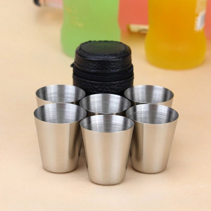4/6Pcs Stainless Steel Cups Mi - Coffee Tea Sugar Canister Set ulasan dan harga