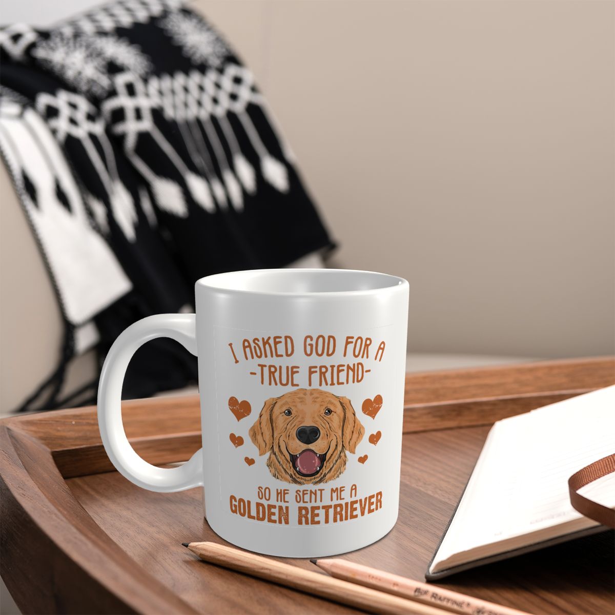 Mark Cup Mug Golden Retriever  - Coffee Tea You And Me ulasan dan harga