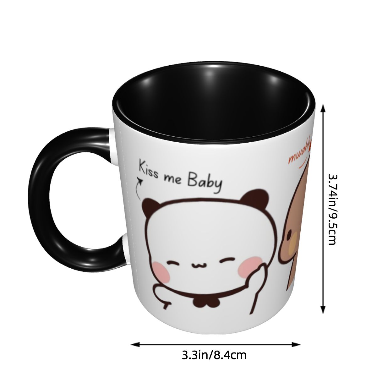 Personalized Kiss Me Baby Mwah - Coffee Tea You And Me ulasan dan harga