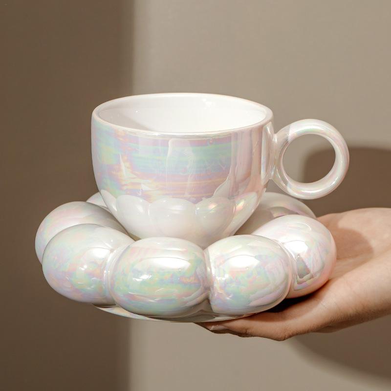 Ceramic Cappuccino Coffee Cup  - Espresso Cup Saucer ulasan dan harga
