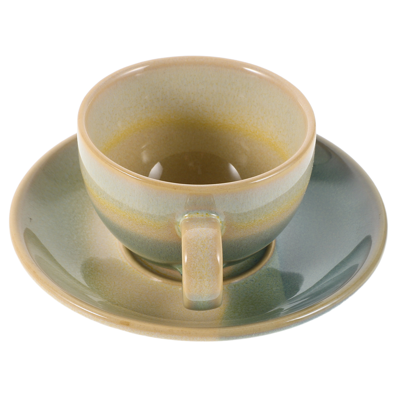 1Set Vintage Ceramic Coffee Cu - Espresso Cup Saucer ulasan dan harga