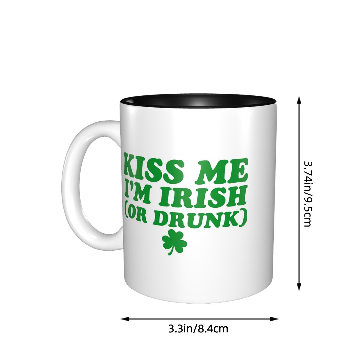 Kiss Me I'm Irish Mug Funny Ce - Coffee Tea You And Me ulasan dan harga