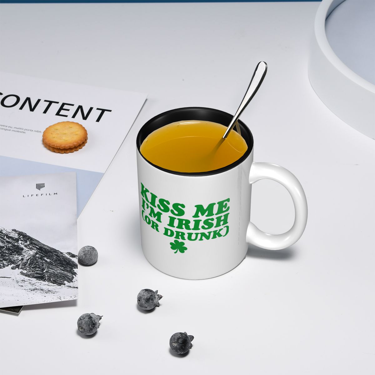 Kiss Me I'm Irish Mug Funny Ce - Coffee Tea You And Me ulasan dan harga