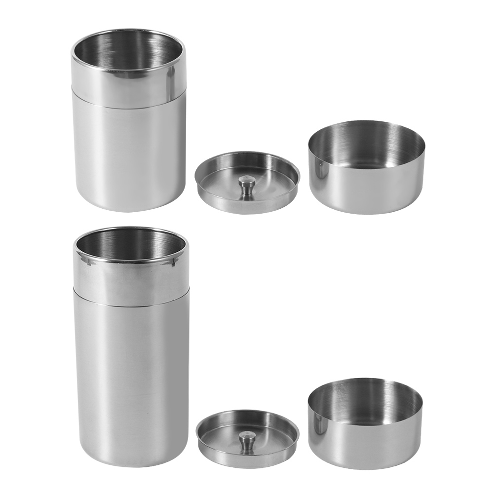 Stainless Steel Tea Leaf Tins  - Coffee Tea Sugar Canister Set ulasan dan harga