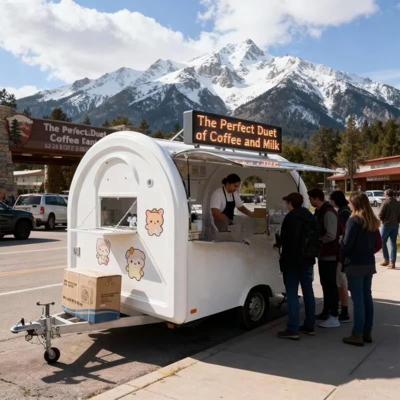 Custom Unique Top End Fancy Co - Coffee Tea Kiosk ulasan dan harga