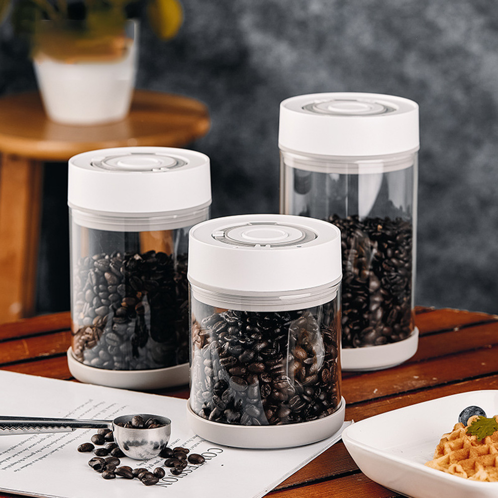 Kitchen Moisture-proof Glass C - Coffee Tea And Bean ulasan dan harga
