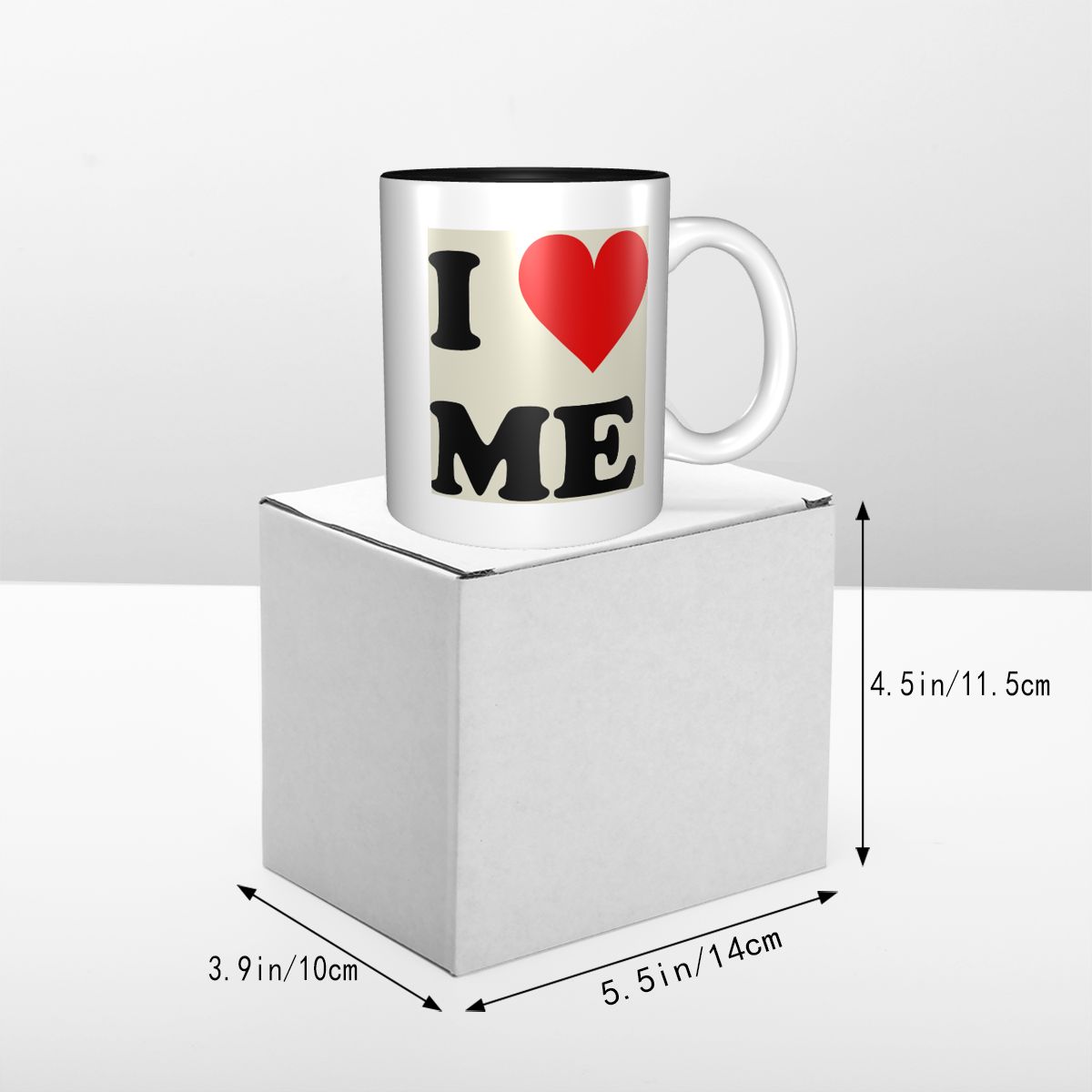 I Love Me Heart Mug Funny Cera - Coffee Tea You And Me ulasan dan harga