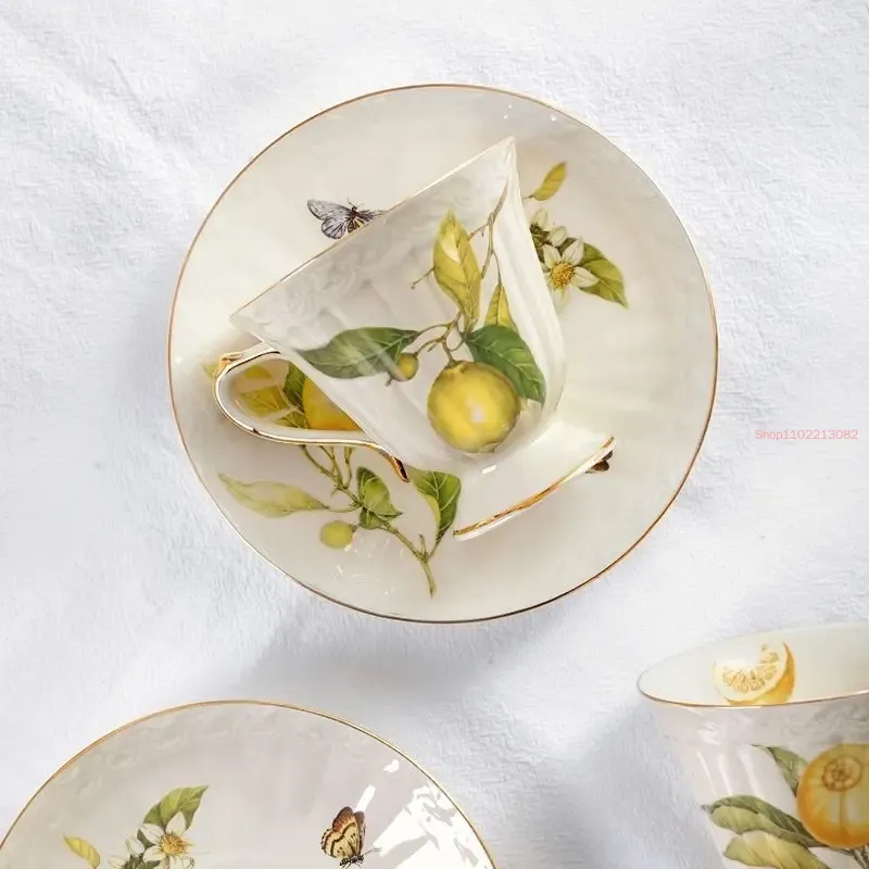 Lemon Cup Teapot Espresso Cups - Espresso Cup Saucer ulasan dan harga