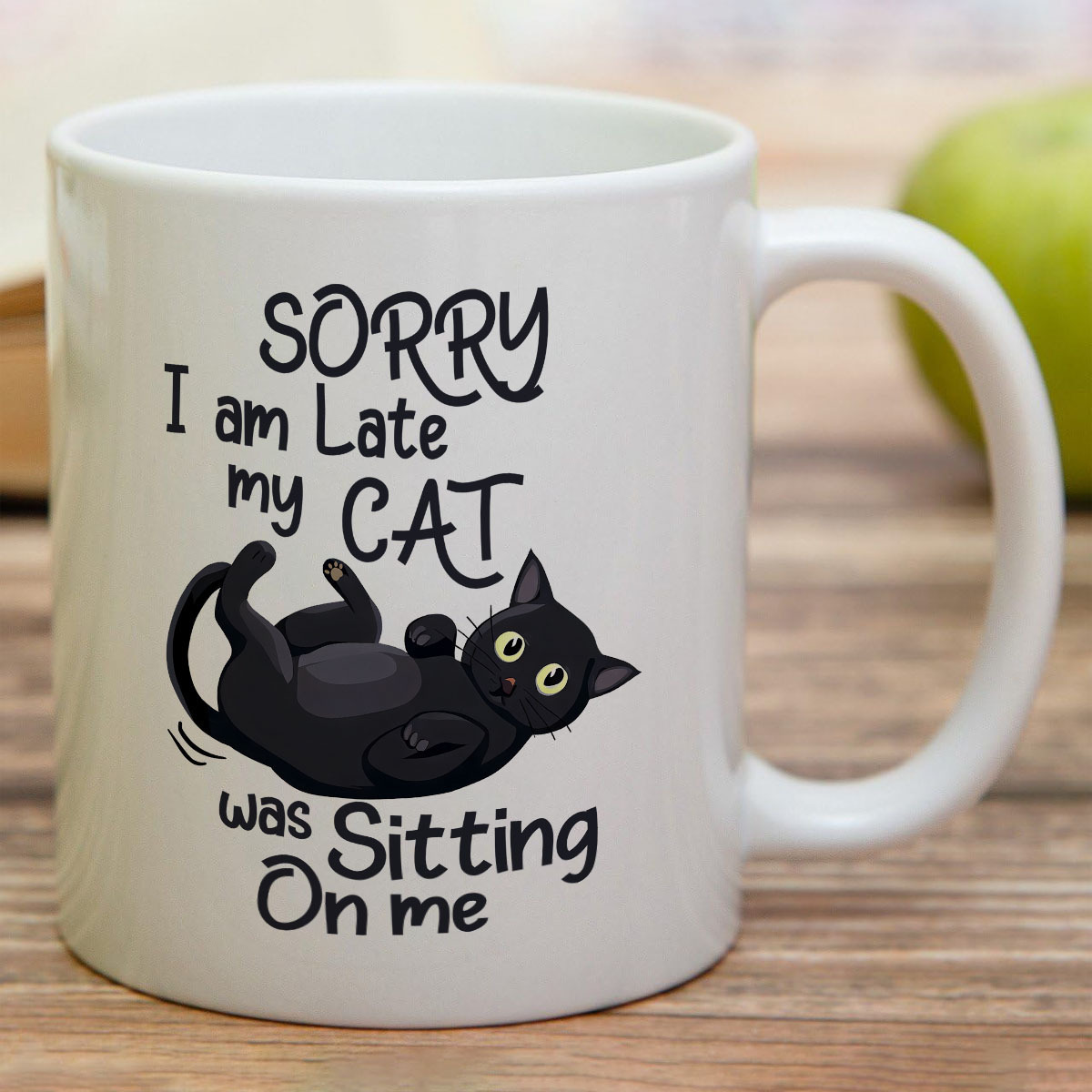 1 Funny Cat Shaped Ceramic Mug - Coffee Tea You And Me ulasan dan harga