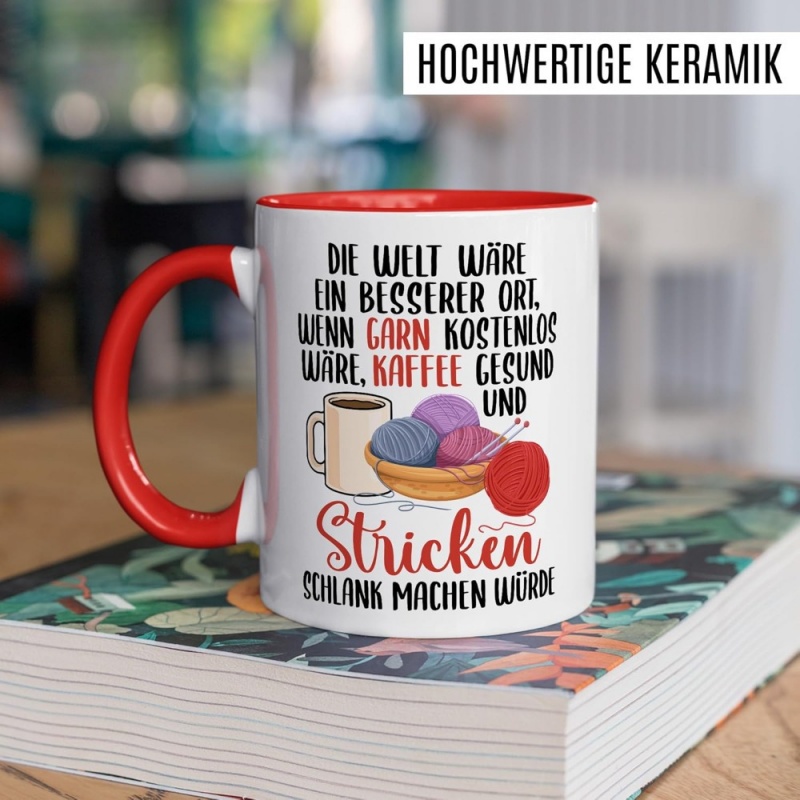 1 Funny Knitting Mug - 