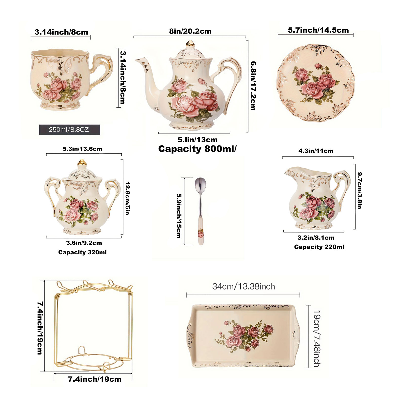 Beautiful Ceramic Cups with Fl - Coffee Or Tea Please ulasan dan harga