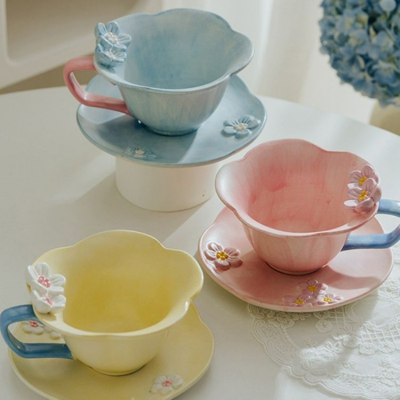 Coffee Cup and Saucer Set Simp - Espresso Cup Saucer ulasan dan harga