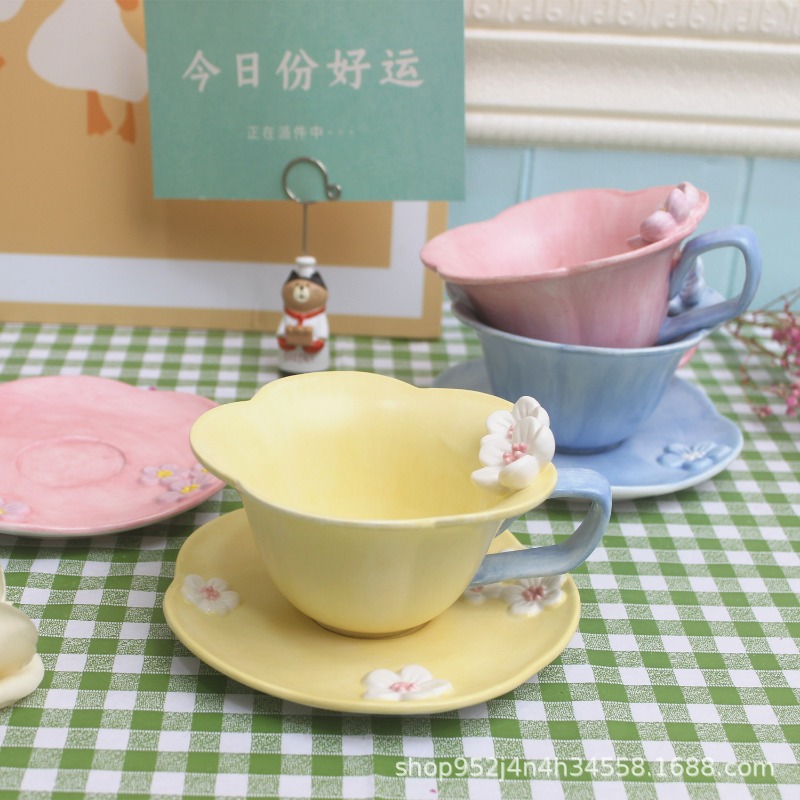 Coffee Cup and Saucer Set Simp - Espresso Cup Saucer ulasan dan harga