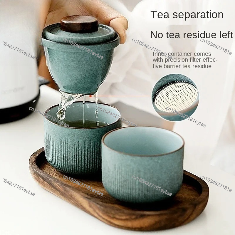 Travel Kung Fu Tea Set Outdoor - Coffee Or Tea Please ulasan dan harga