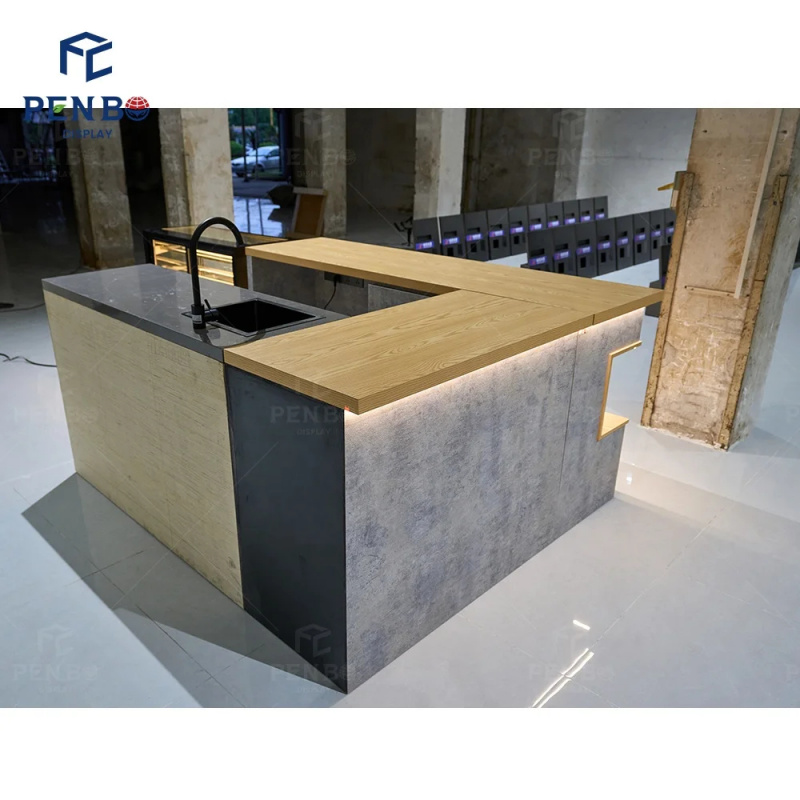 custom.Simple Design Retail Bu - Coffee Tea Kiosk ulasan dan harga