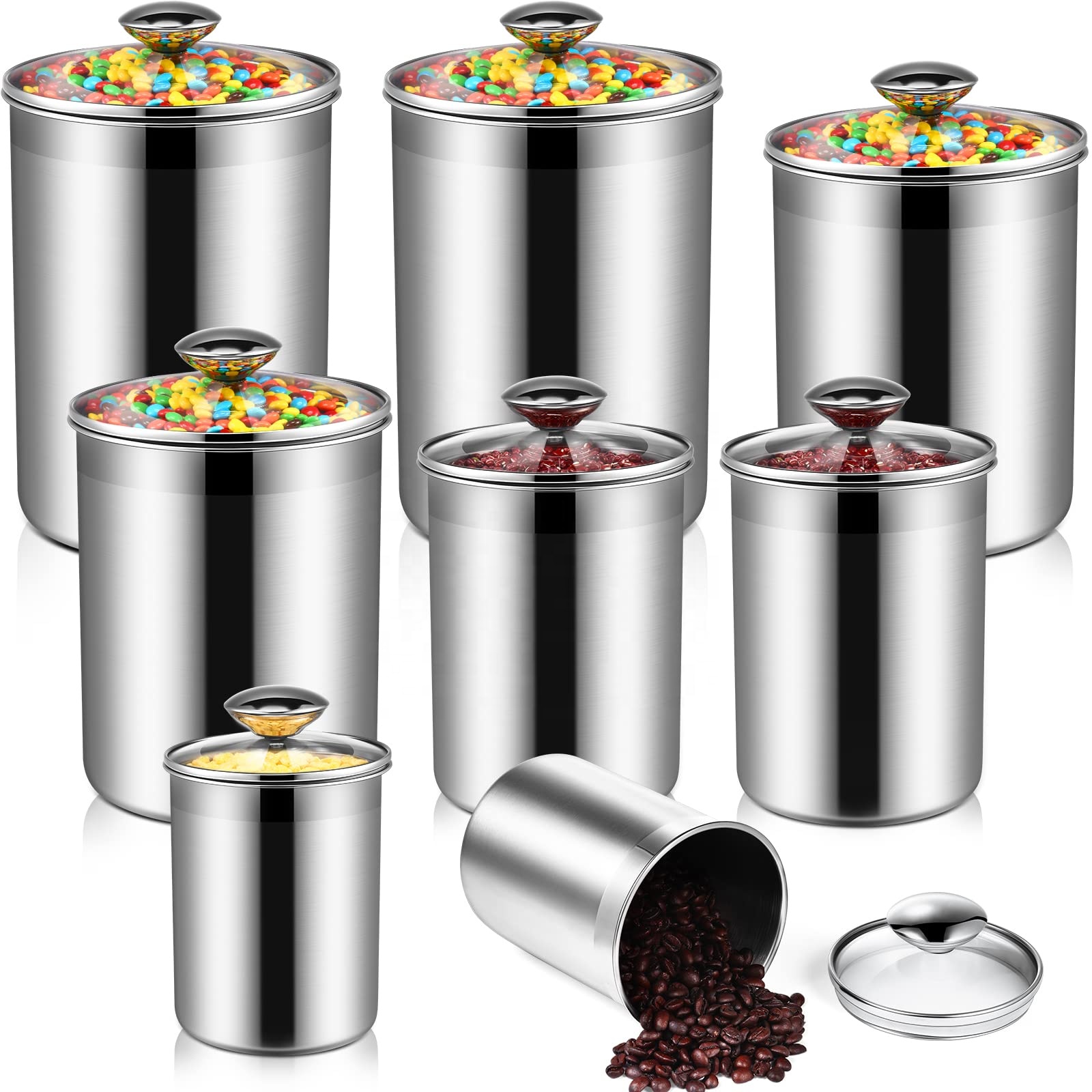 Food Storage Containers Tea Co - Coffee Tea Sugar Canister Set ulasan dan harga