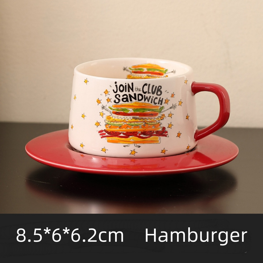 Vintage Flowers Pattern Coffee - Espresso Cup Saucer ulasan dan harga