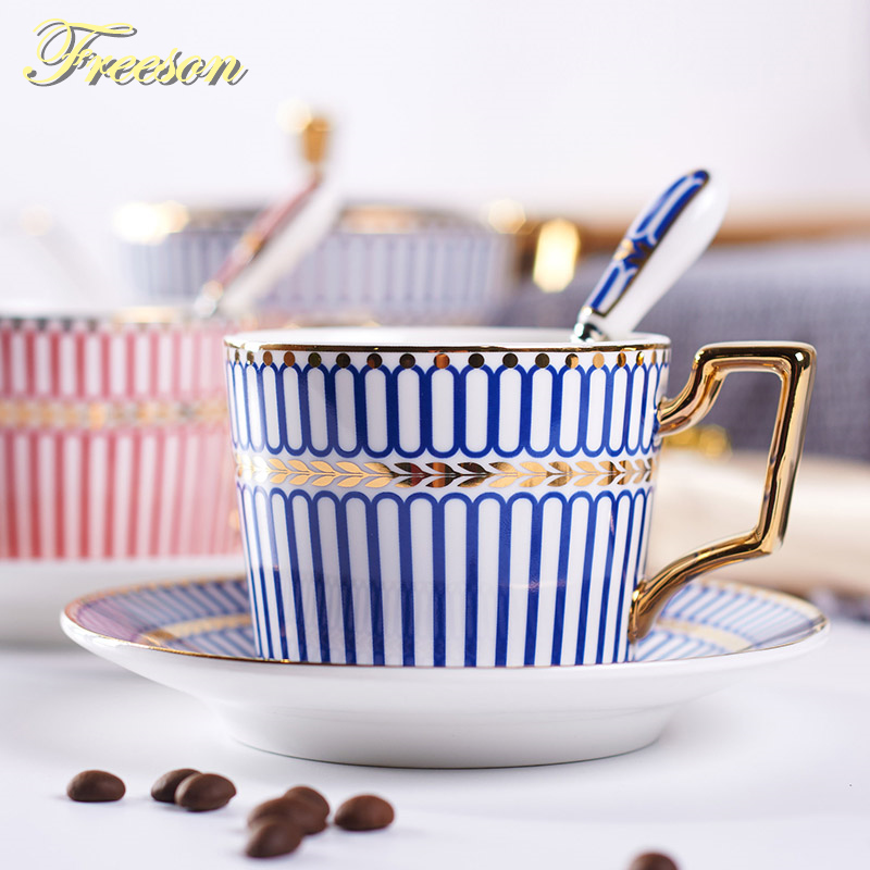 Luxury Bone China Coffee Cup S - Espresso Cup Saucer ulasan dan harga